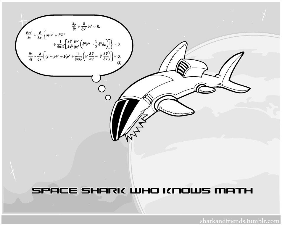 Space Shark and Math