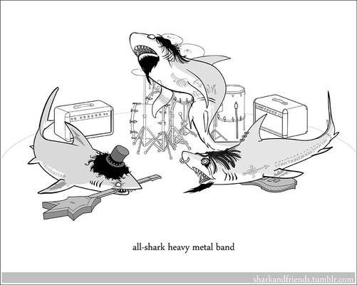 All shark heavy metal band