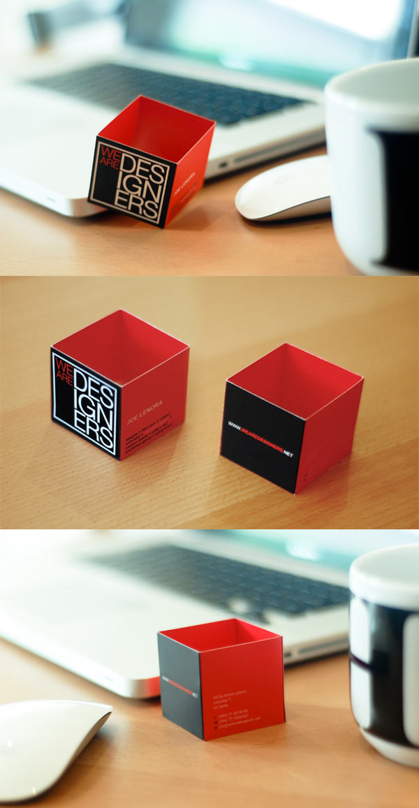 We Are Designers Business Card