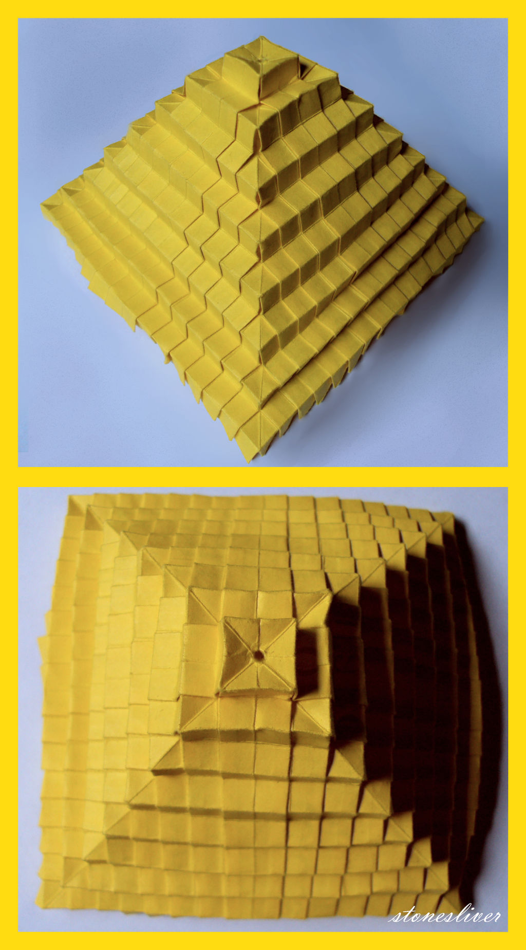 Origami Pyramid by stonesliver on DeviantArt
