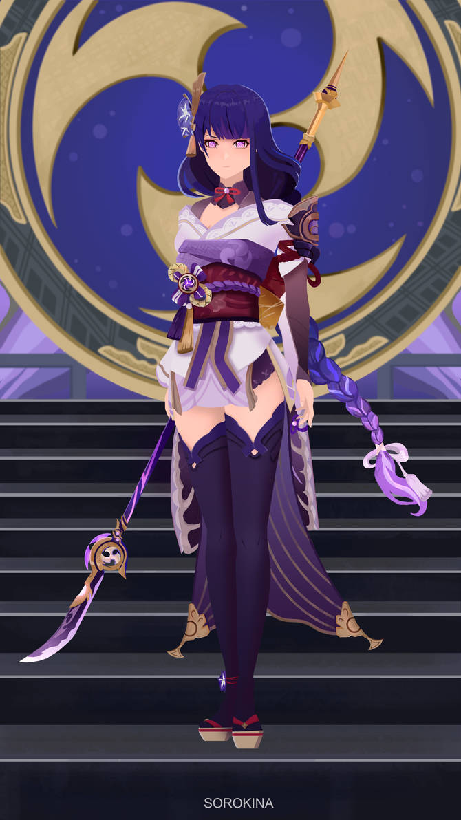 Raiden Shogun Ei Genshin Impact fanart by SorokinaAnny on DeviantArt