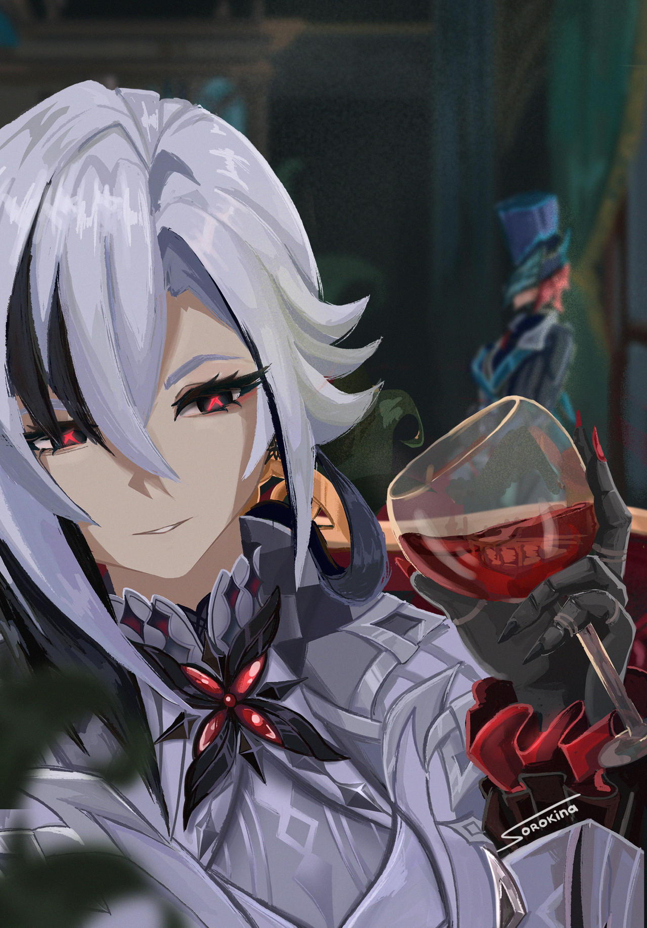 Arleccino The Knave (Genshin Impact fanart) by SorokinaAnny on DeviantArt