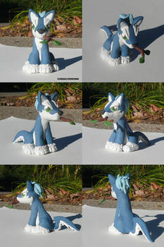 Repede Puppy Sculpture