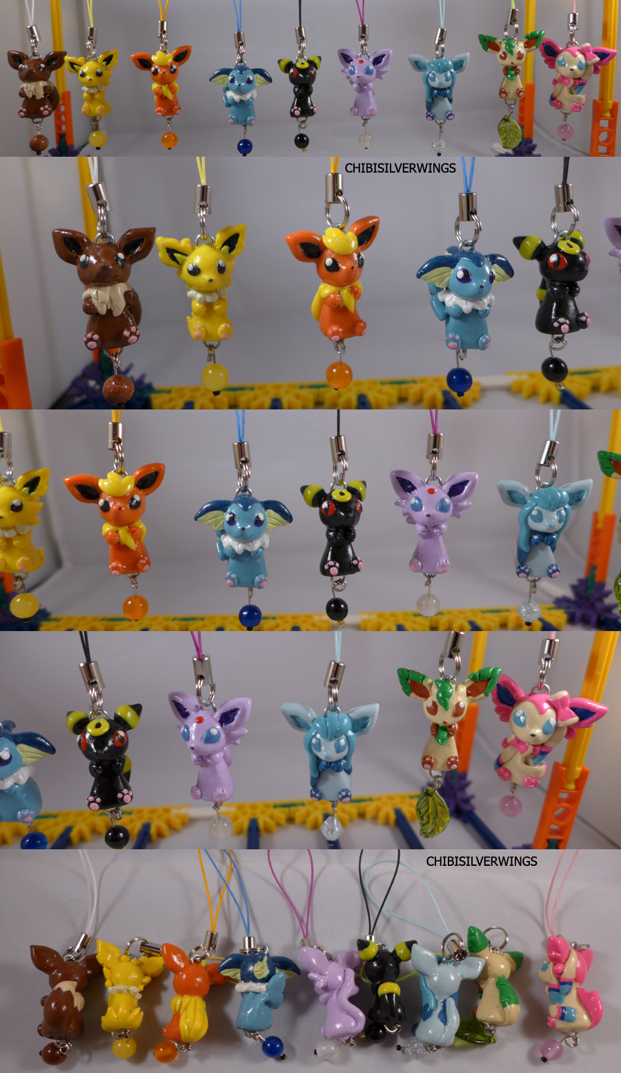 Eeveelution Dangly Set with Sylveon