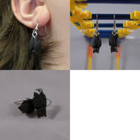 Bat Hanging Earrings