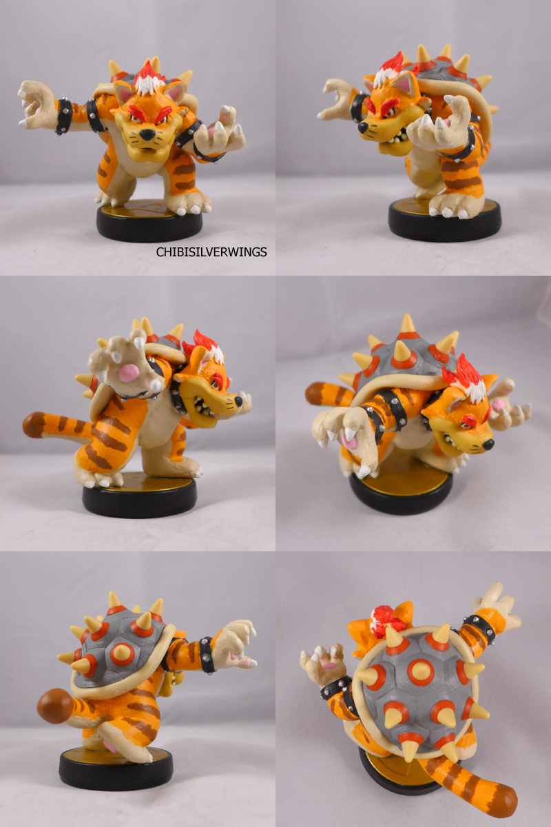 Meowser Custom Amiibo