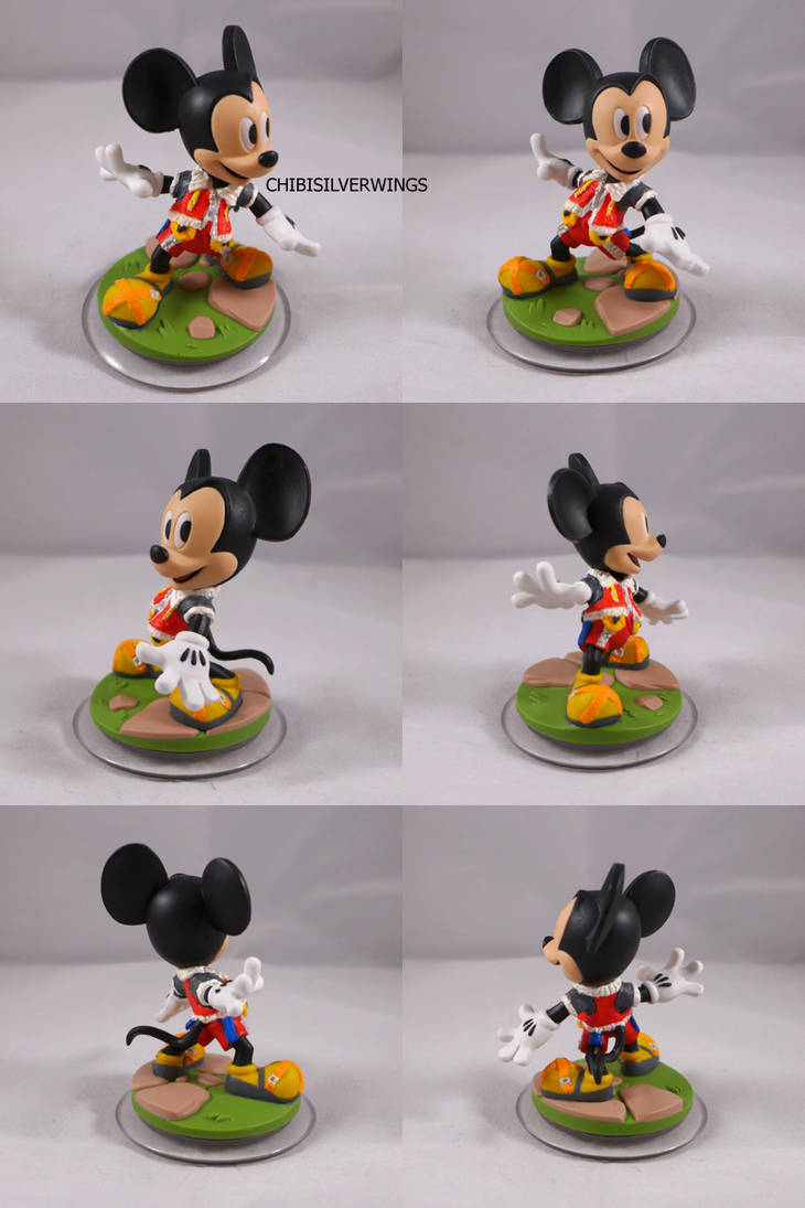 King Mickey Kingdom Hearts Disney Infinity Custom by ChibiSilverWings