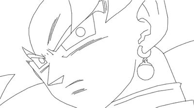 Goku Black- BackLineart p6 by Anorkius-TheNERX on DeviantArt