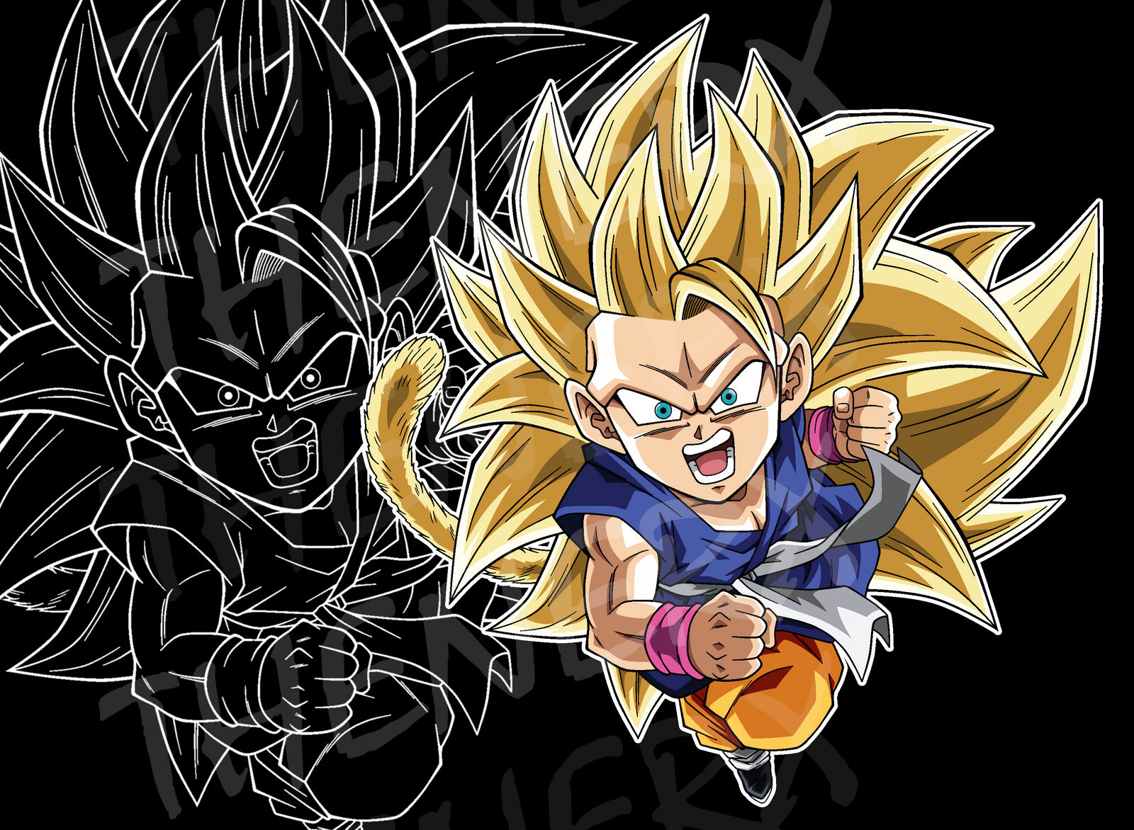Super Saiyan 3 Goku Transformed by DragonBallAffinity on DeviantArt