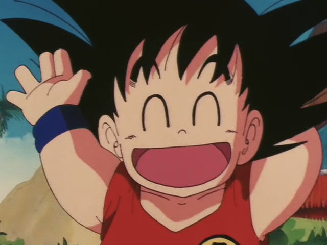 Goku happy by kzo on DeviantArt