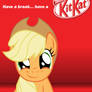 Kit Kat (Int'l) ad concept (MLP - Applejack)