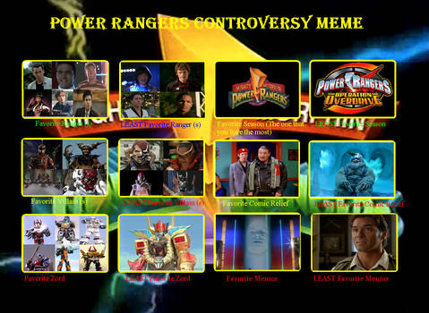 Power Rangers Controversy Meme