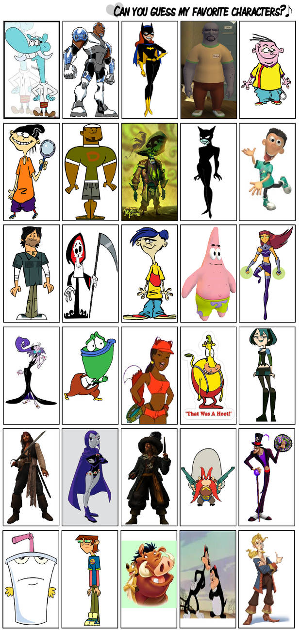 Top 30 Favorite Characters 3 By Jasperpie On Deviantart Top 30 Favorite Characters 3 By Jasperpie On Deviantart