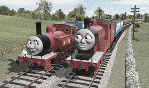 Trainz Screenshot: Furness buddies