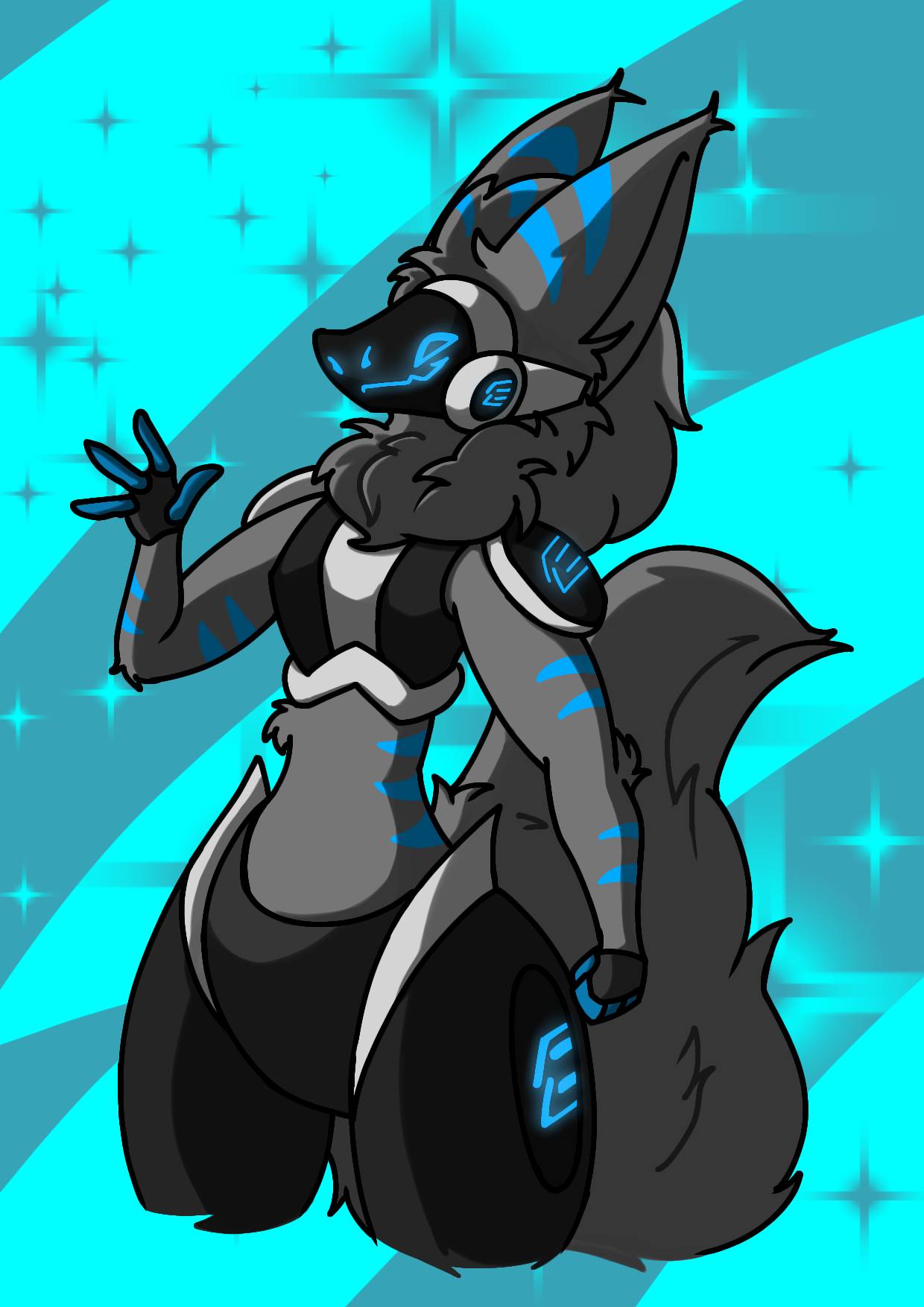 A protogen! by 66Wolfreak99 on DeviantArt