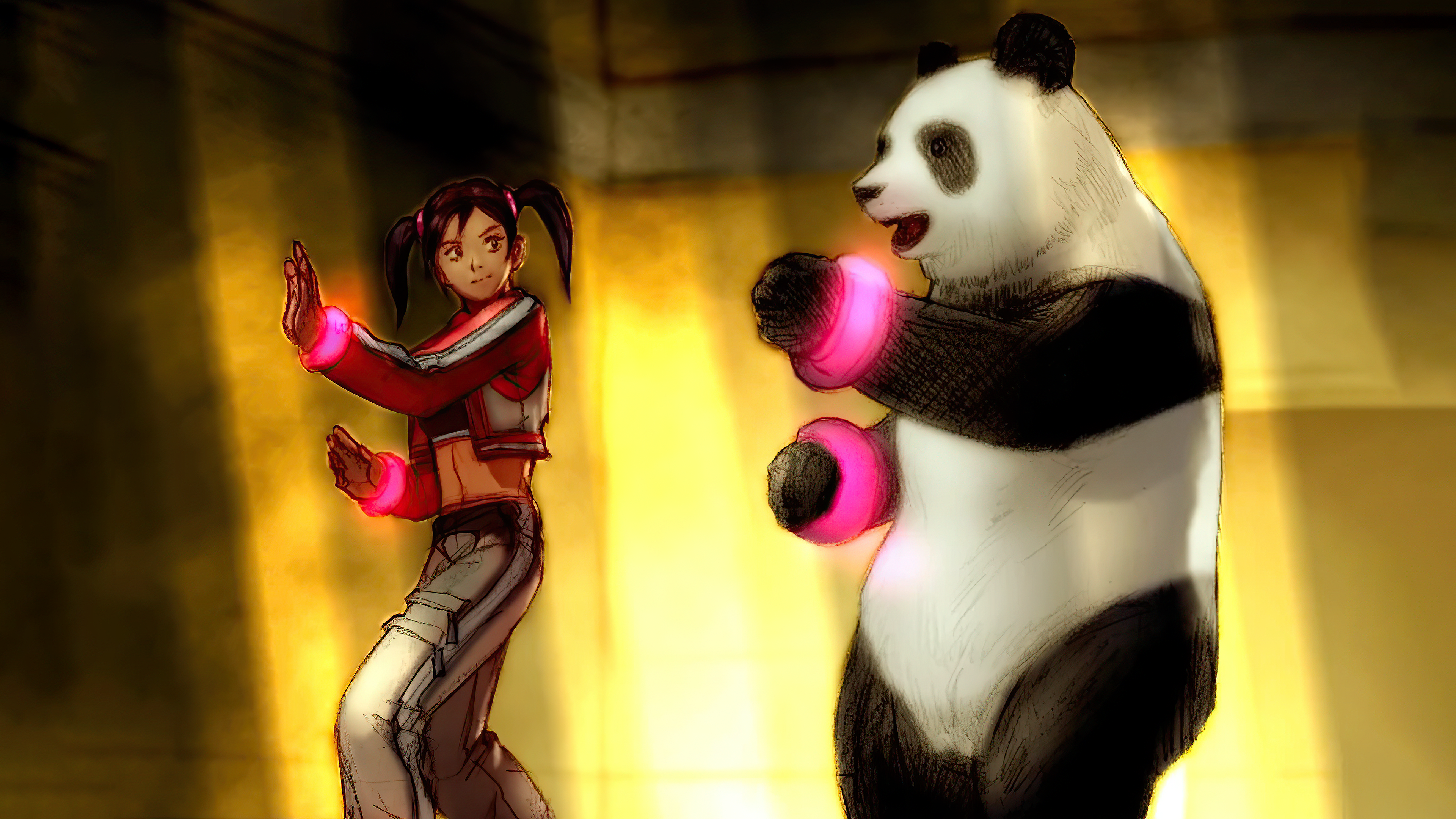 Panda and Xiaoyu 4K Wallpaper by TheI3arracuda on DeviantArt Panda and Xiaoyu 4K Wallpaper by TheI3arracuda on DeviantArt