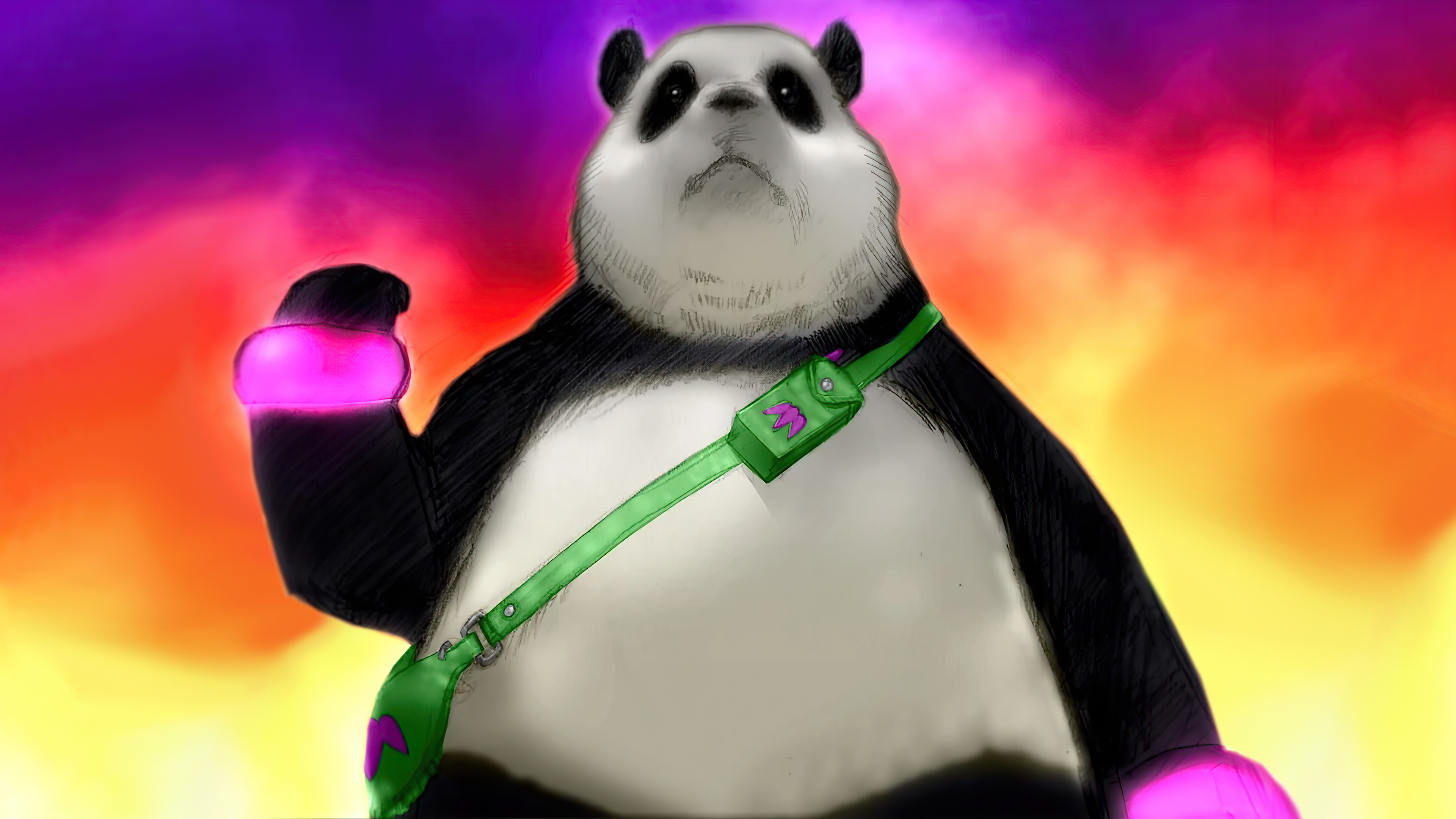 Panda 4K Wallpaper by TheI3arracuda on DeviantArt