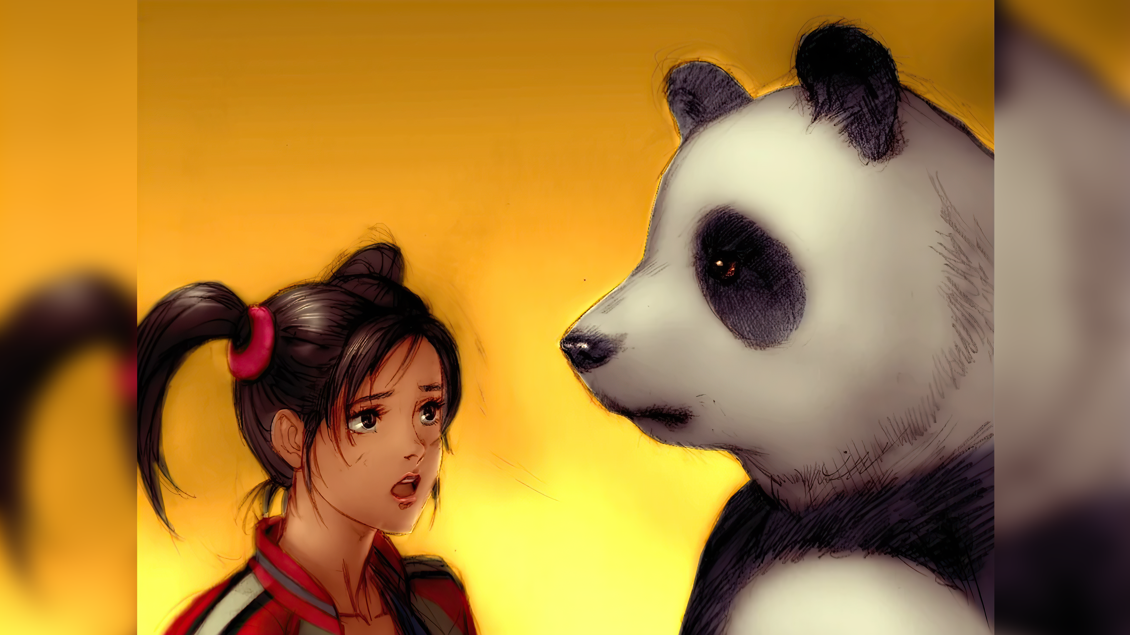 Теккен 4 Панда. Теккен Панда. Ling Xiaoyu Panda.