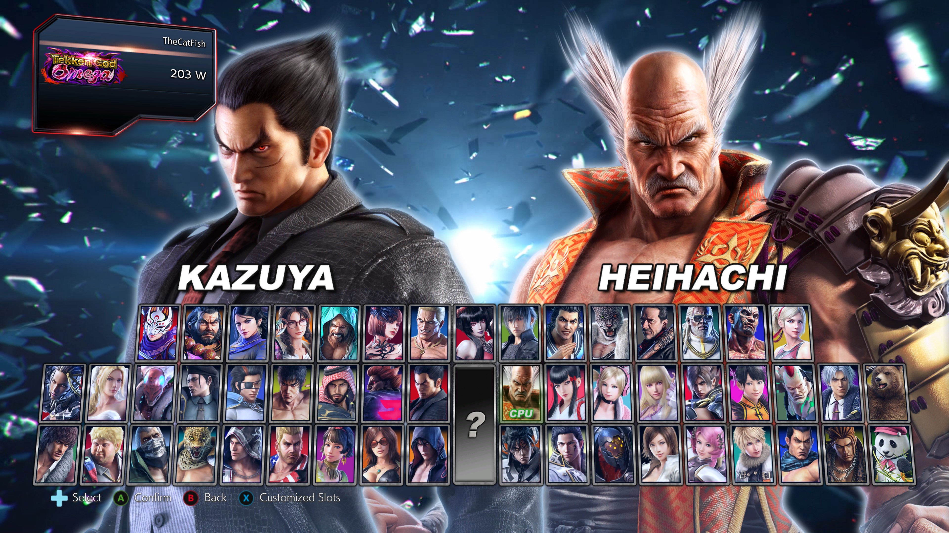 Tekken 8 Fan-Made Character Select Screen