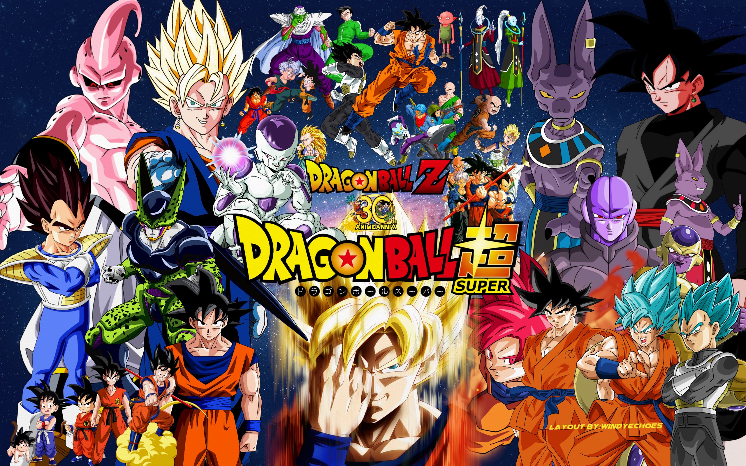 Dragon Ball Z And Super Wallpaper #1