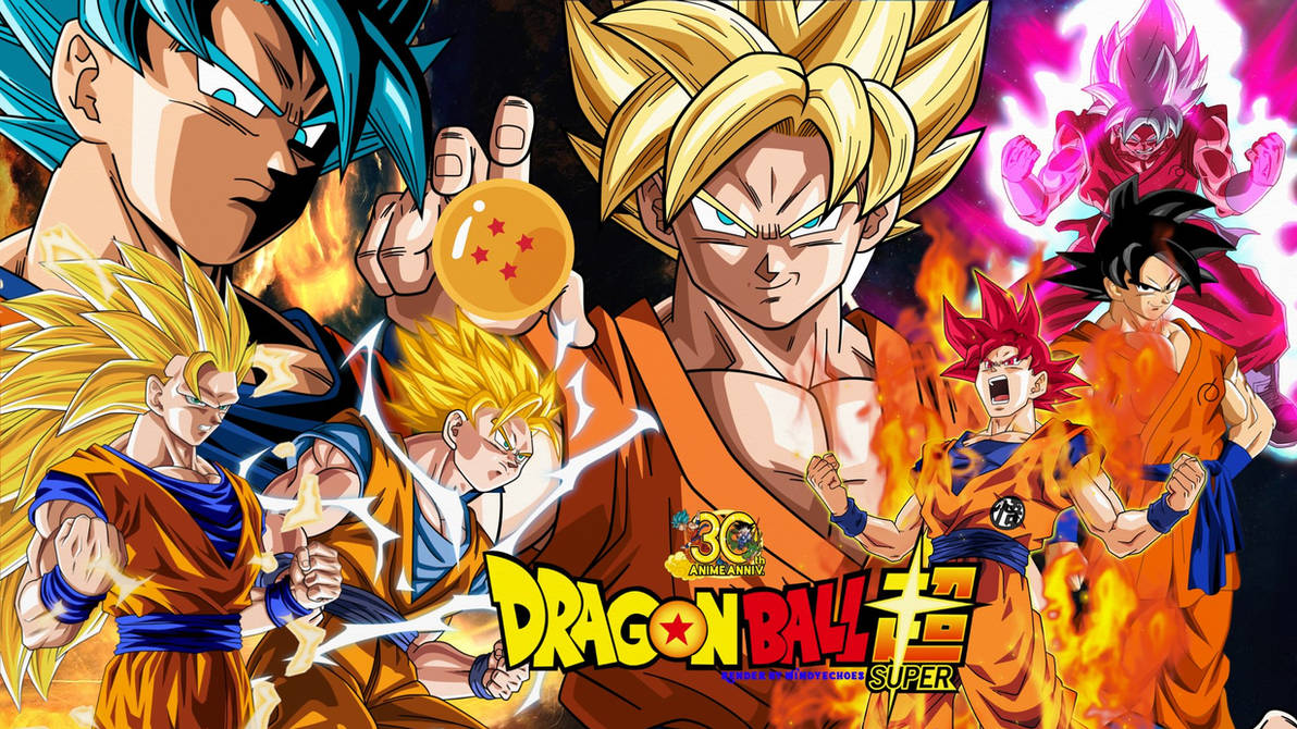 Dragon Ball Super Wallpaper - Goku's Evolution by WindyEchoes on DeviantArt