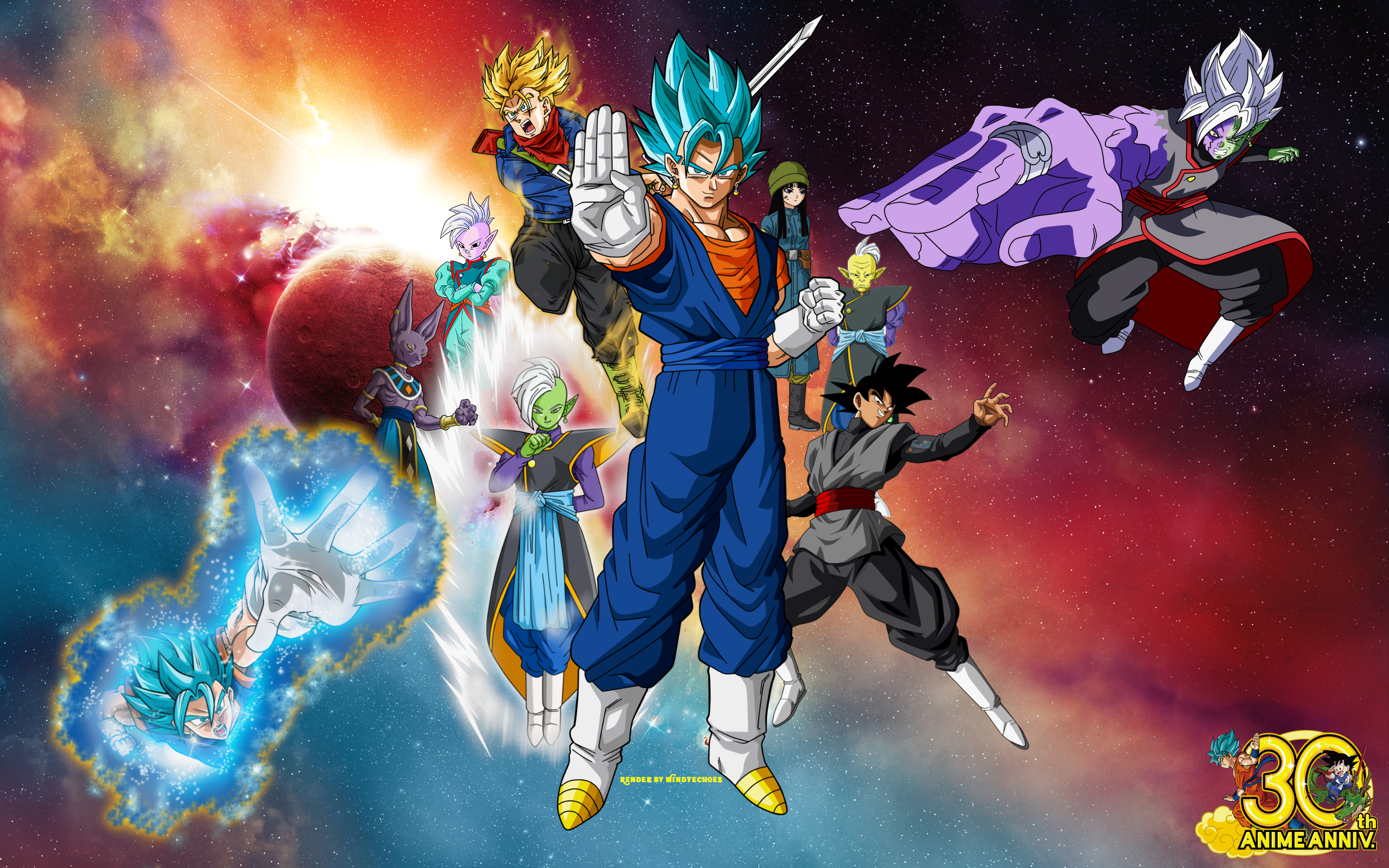 Dragon Ball Super Wallpaper - Goku's Evolution by WindyEchoes on