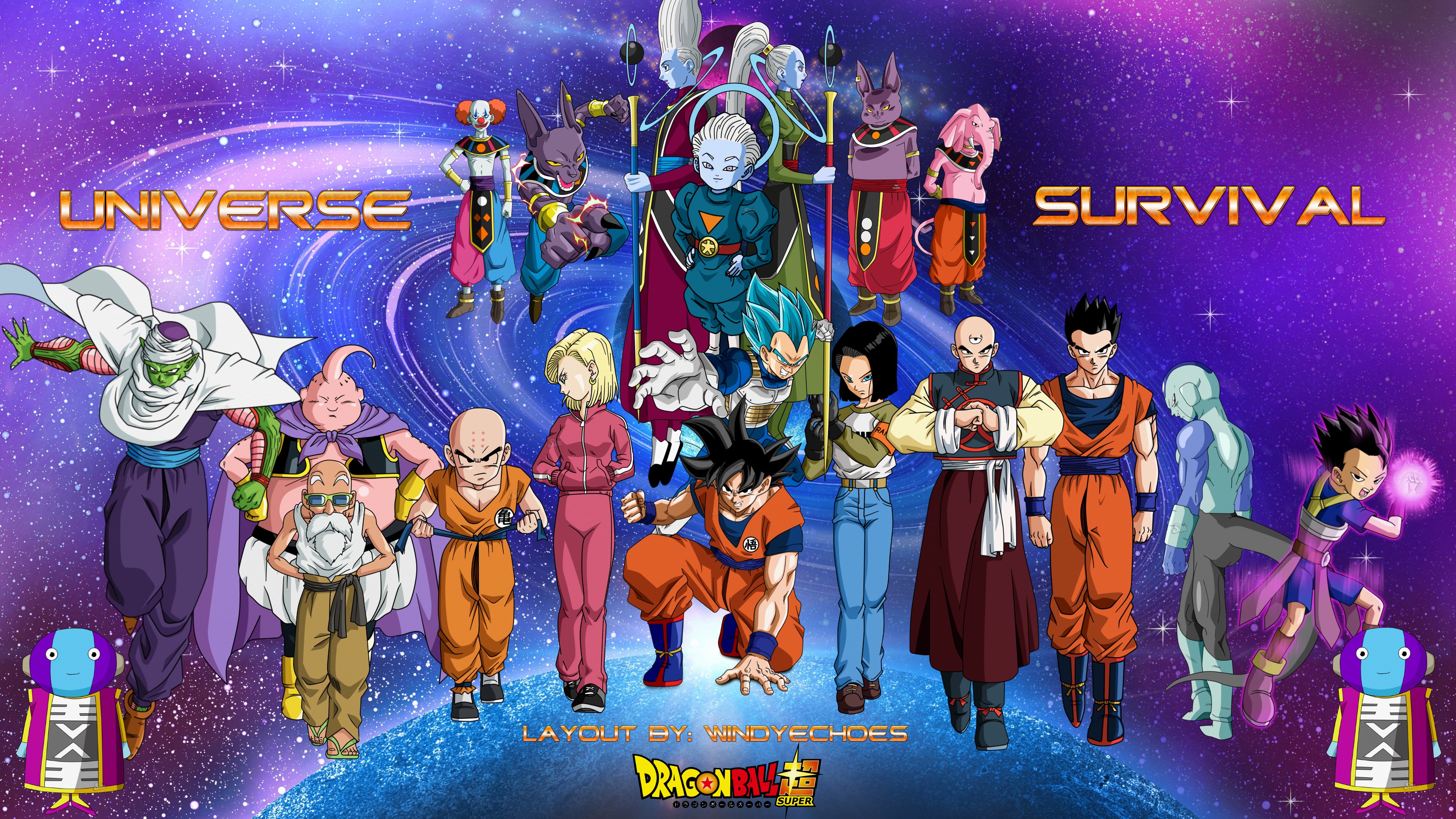 UNIVERSE SURVIVAL ARC WALLPAPER Dragon Ball Super by WindyEchoes on  DeviantArt