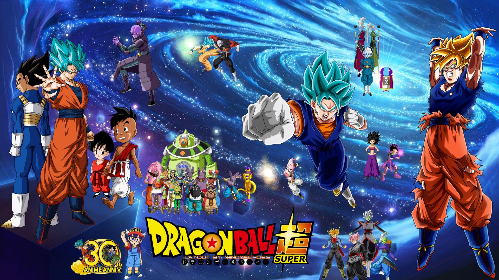 Dragon Ball Z And Dragon Ball Super Wallpaper by WindyEchoes on