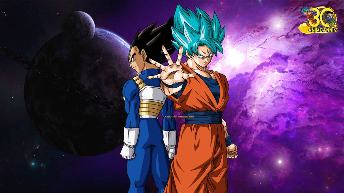 dbz goku and vegeta wallpapers