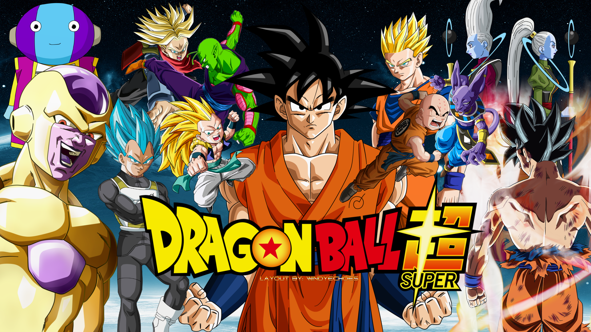 Dragon Ball Z And Dragon Ball Super Wallpaper by WindyEchoes on