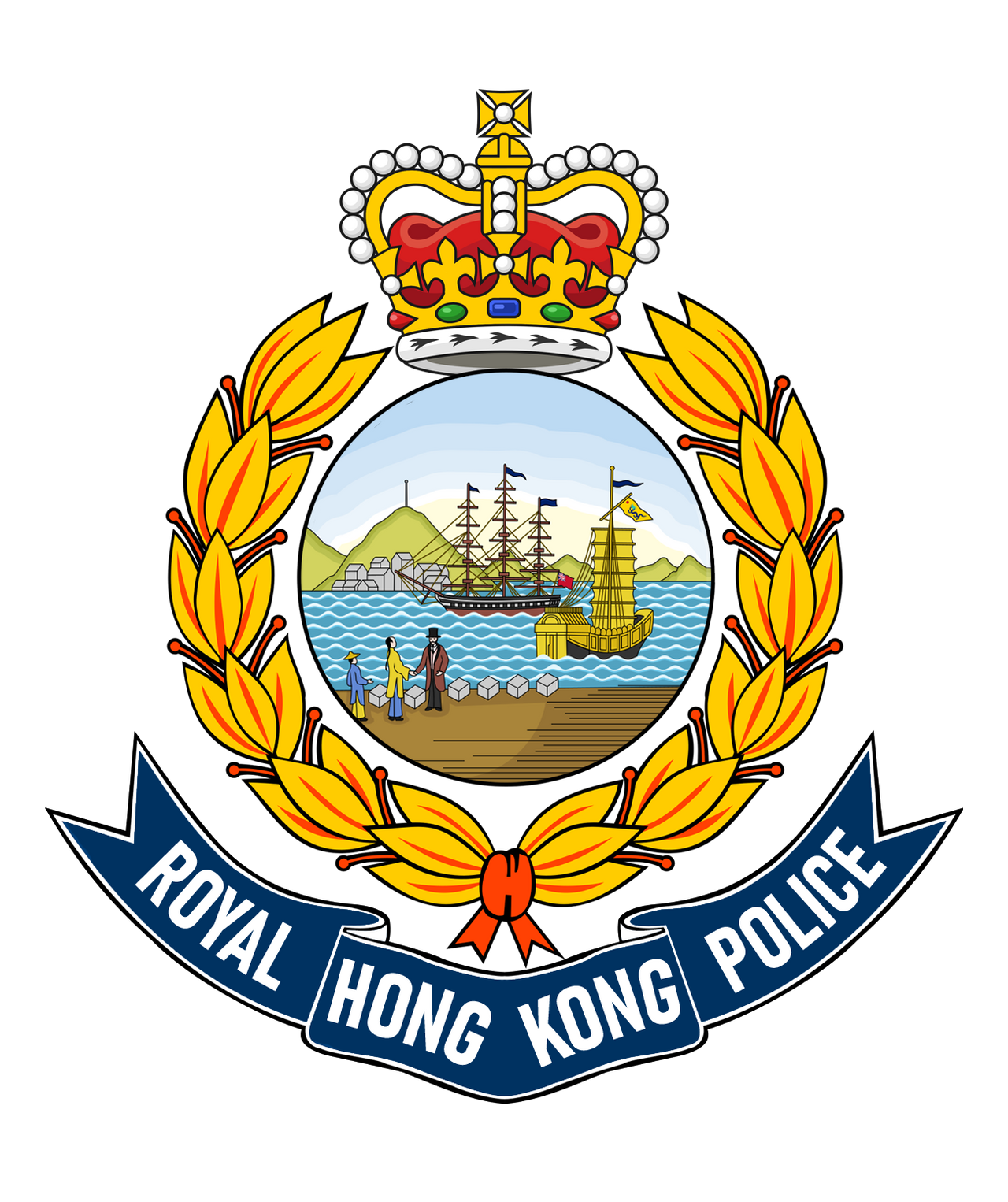 Logo of the Royal Hong Kong Police by DerZugliebhaber on DeviantArt