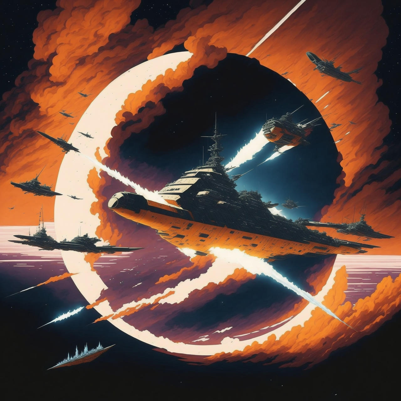 Anime Style Rocketship Default retro anime style space battleship uss yam by Thekobs on DeviantArt