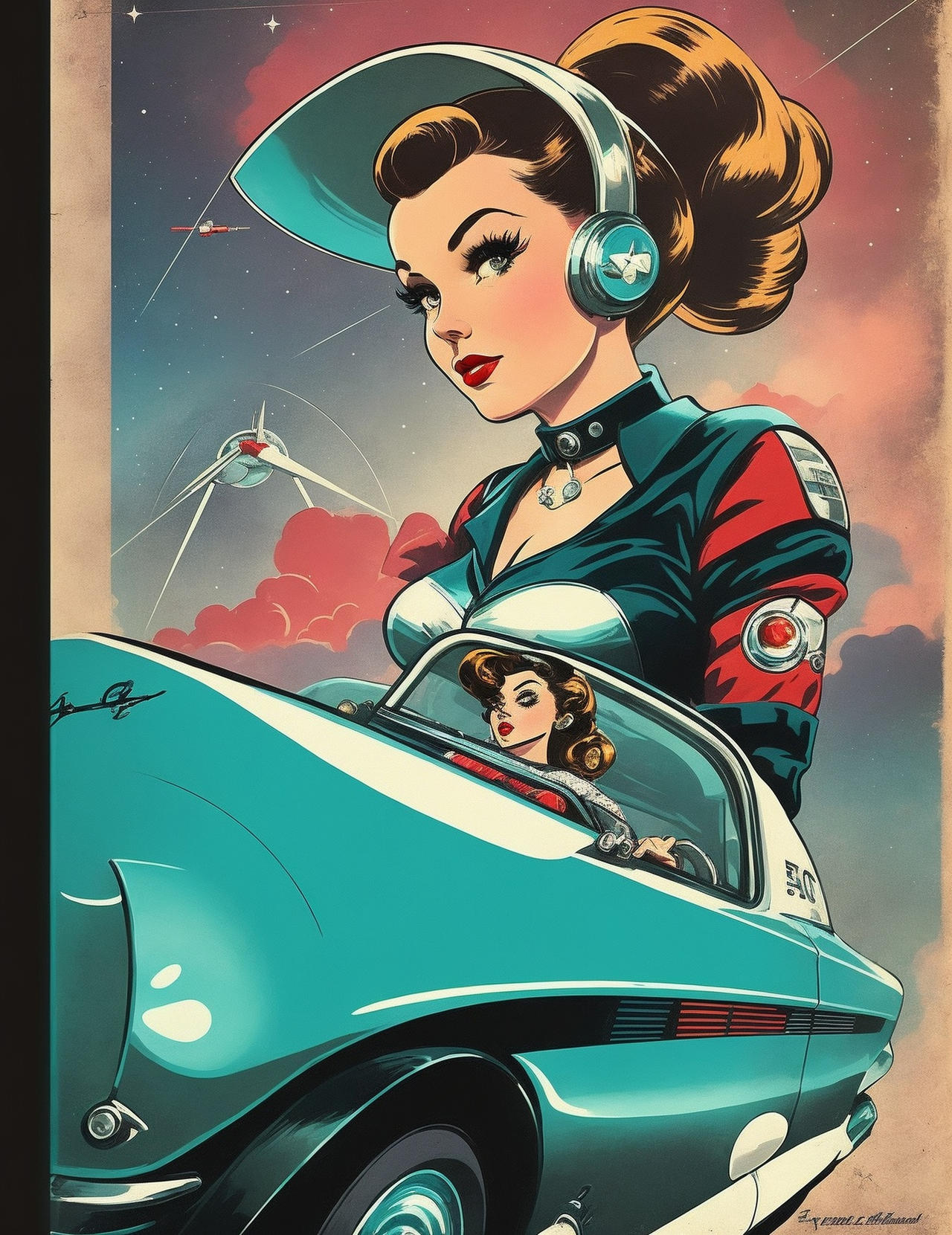 Default female pin up 50s style together retro sty by Thekobs on DeviantArt