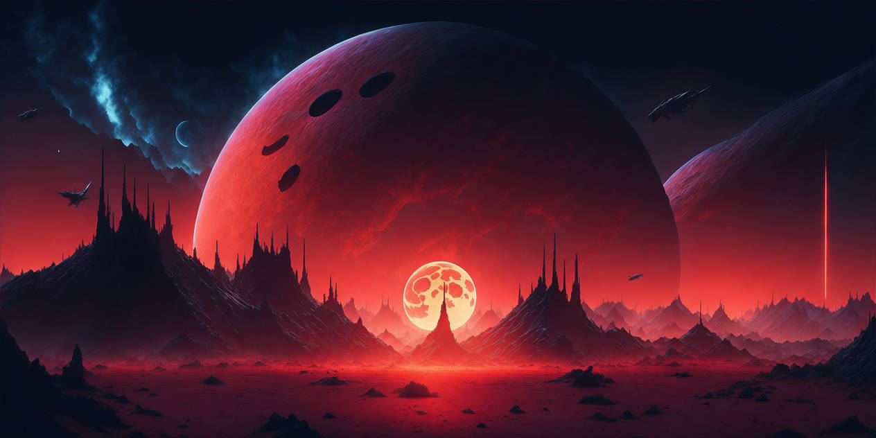 Alien Planet Map Deviantart Default A dark grim alien planet landscape a comba by Thekobs on DeviantArt