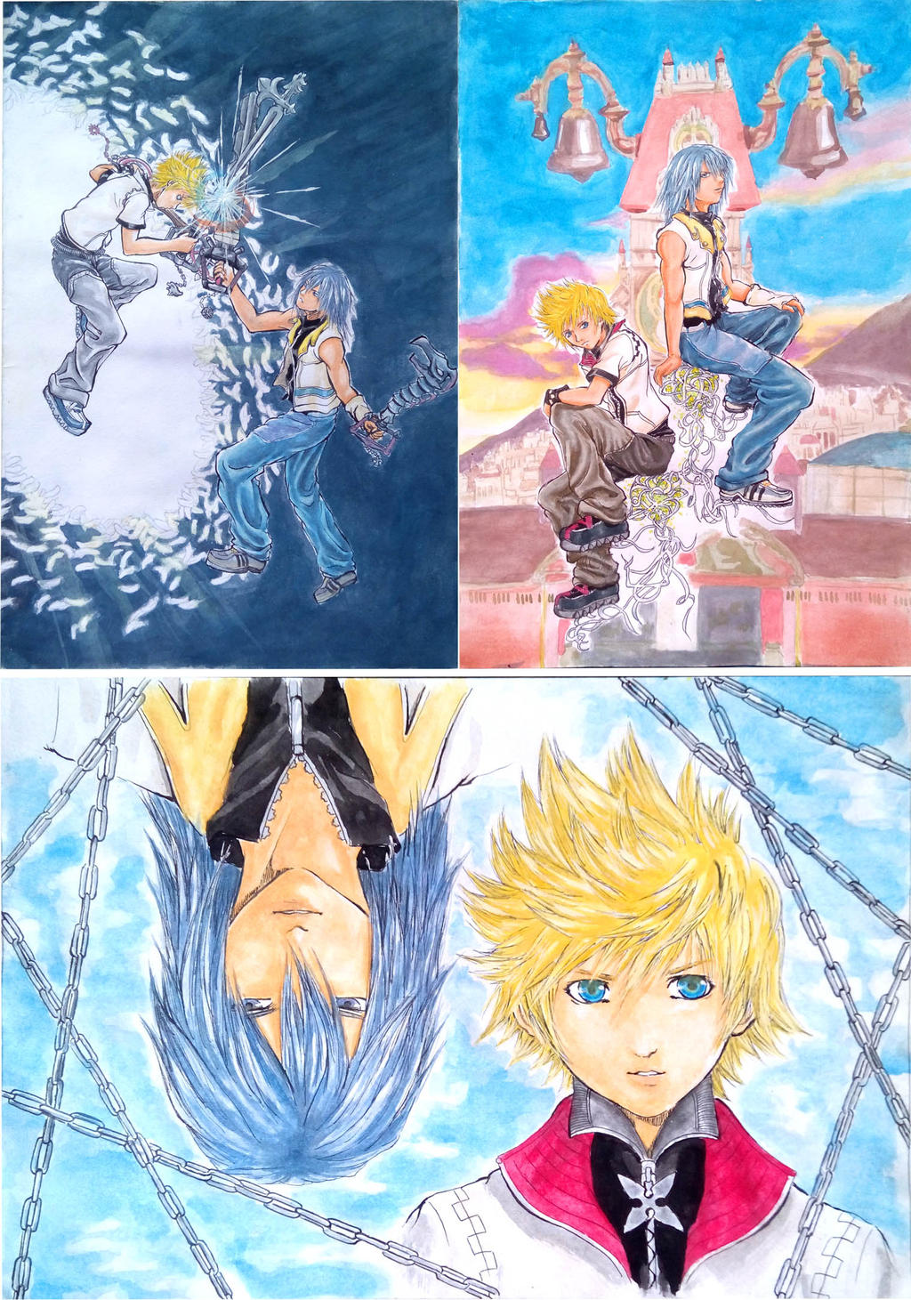 Kingdom Hearts: Roxas X Riku by xeno-agito on DeviantArt
