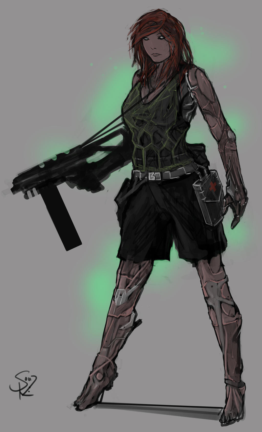 Shadowrun Medic by Halycon450 on DeviantArt