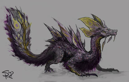 Mizutsune the Bubble Fox Wyvern