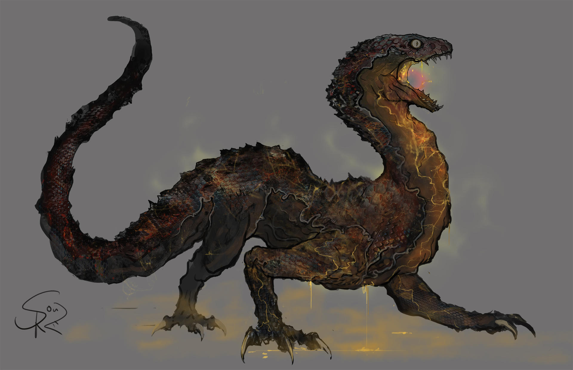 Smoldering Basilisk by Halycon450 on DeviantArt
