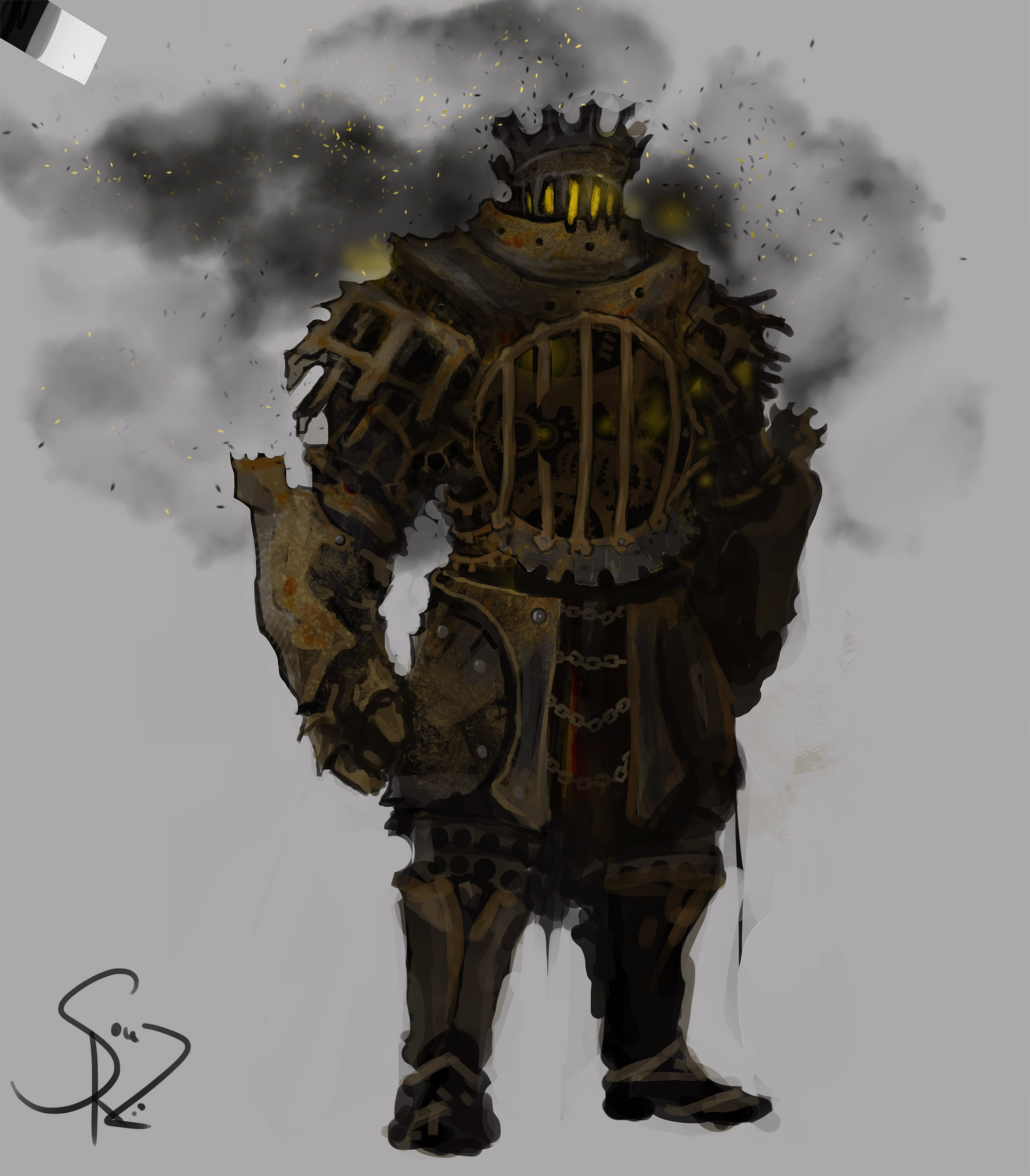 Furnace Golem by Halycon450 on DeviantArt