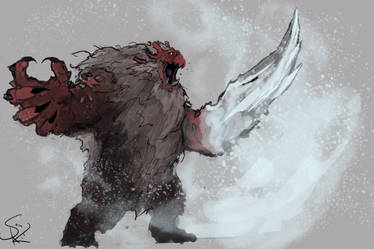 Goss Harag the Snow Oni Beast
