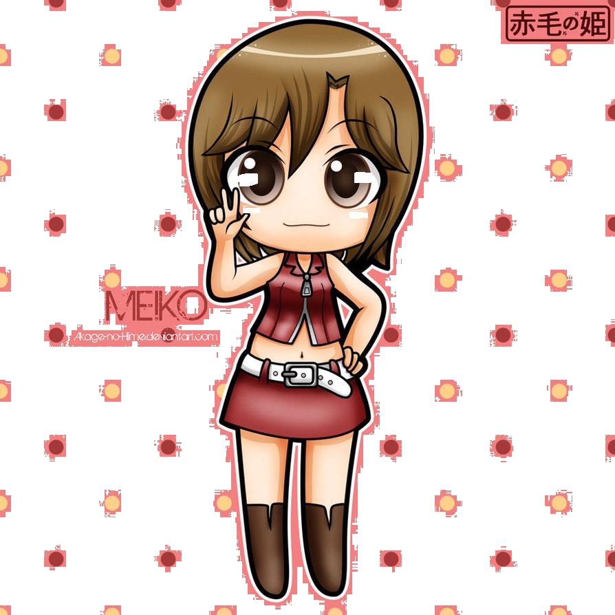 chibi vocaloid meiko