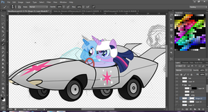 Trixie And Twilight Steed Racer