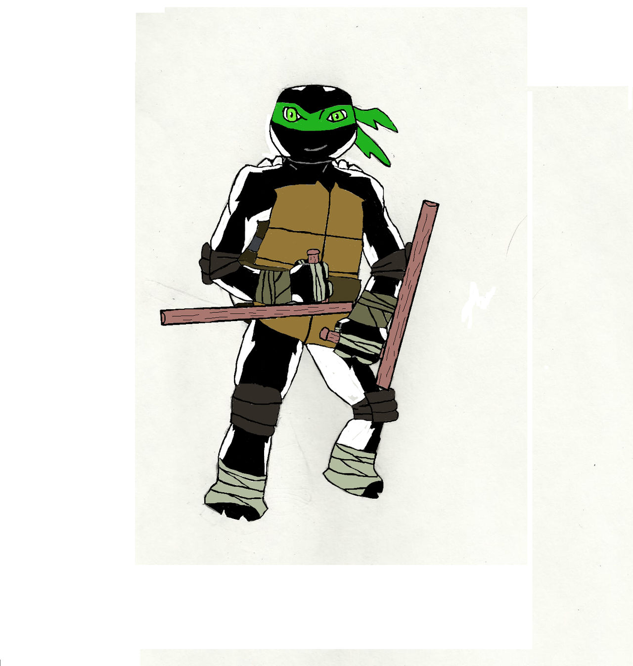 Danny as a Teenage Mutant Ninja Turtle