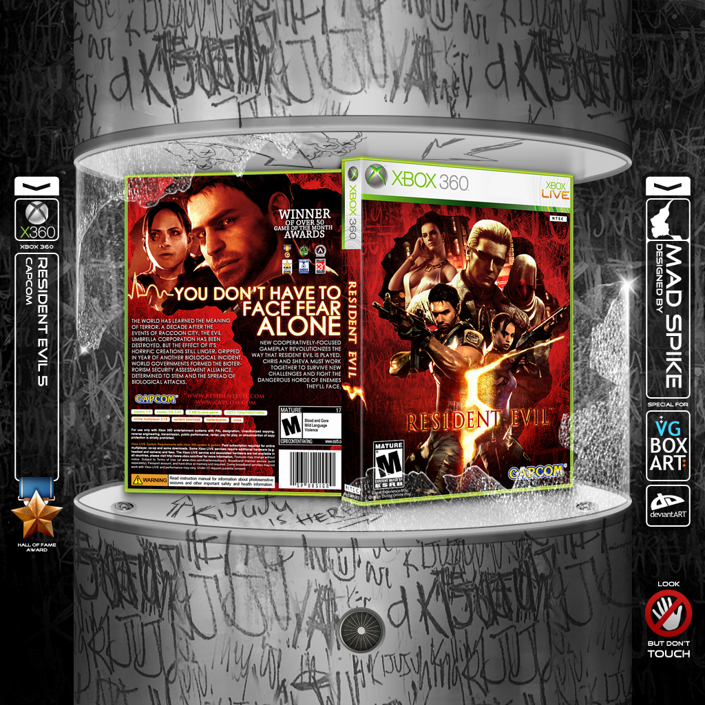 Resident Evil 5 Box Art