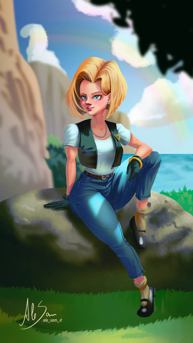 Android 18 Cell Saga By Alecssandersam On DeviantArt android-18-cell-saga-by-alecssandersam-on-deviantart