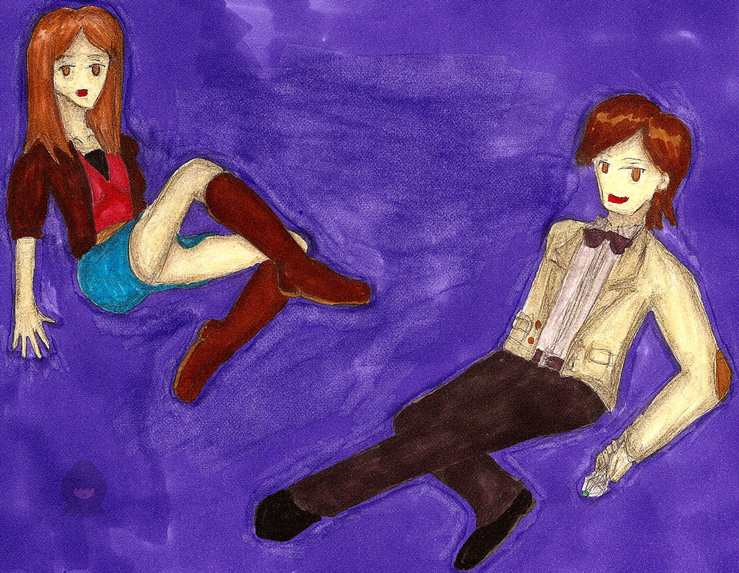 The Doctor and Amy Pond