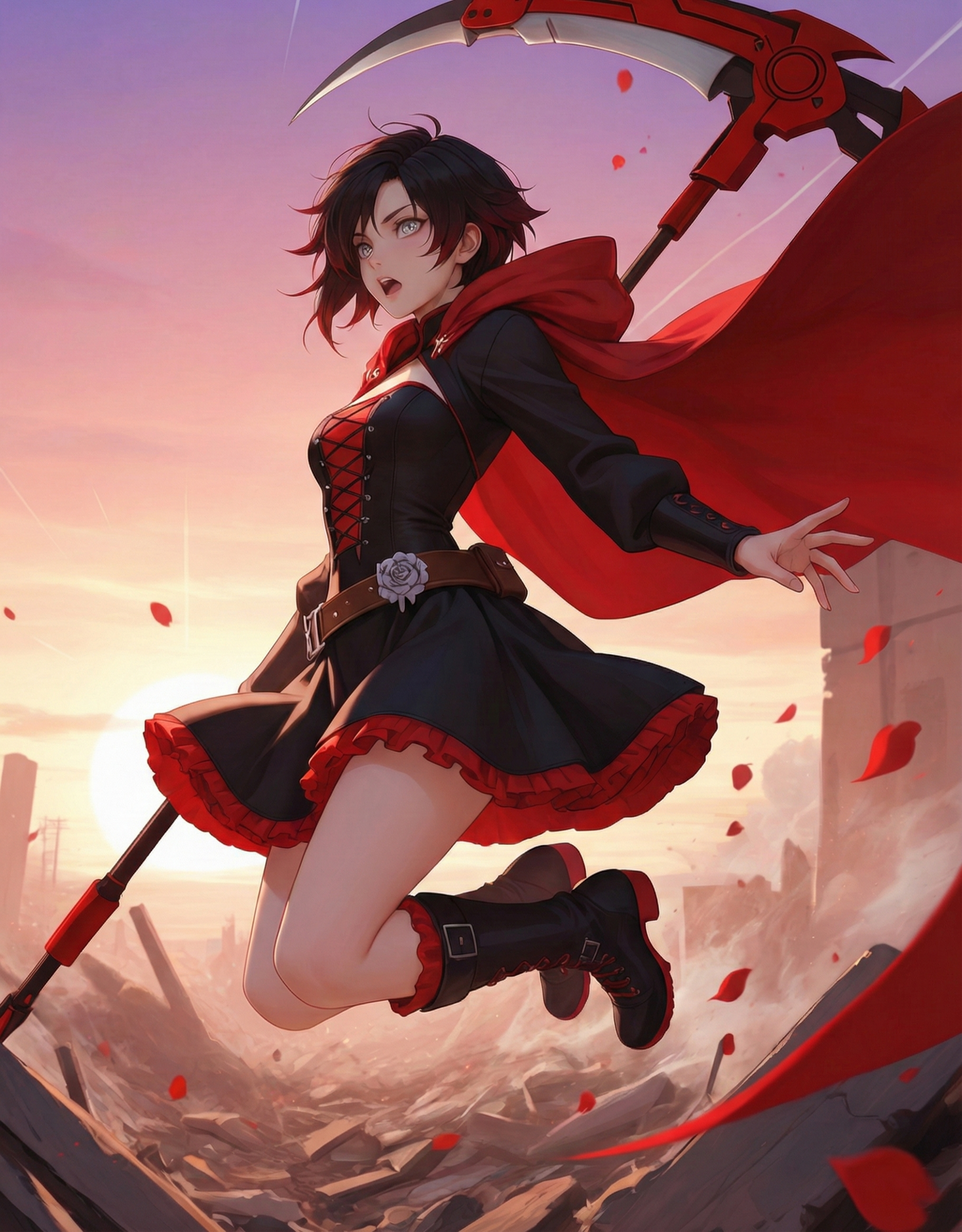 Ruby Rose Rvby Ruby Rose - RWBY by arsinis on DeviantArt