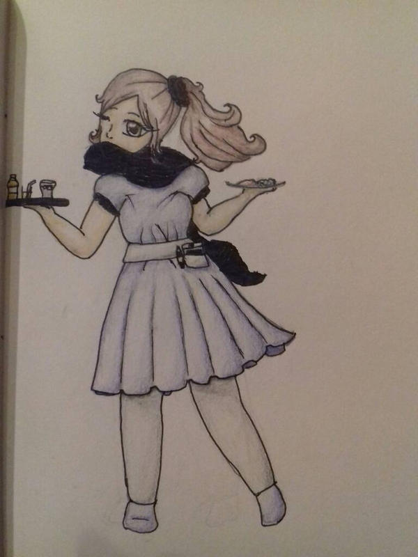 Ess Girl. Deviantart Waitress girl by ClumsyGirl9121 on DeviantArt