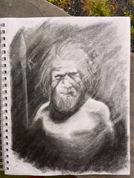 Portrait of a Neanderthal 