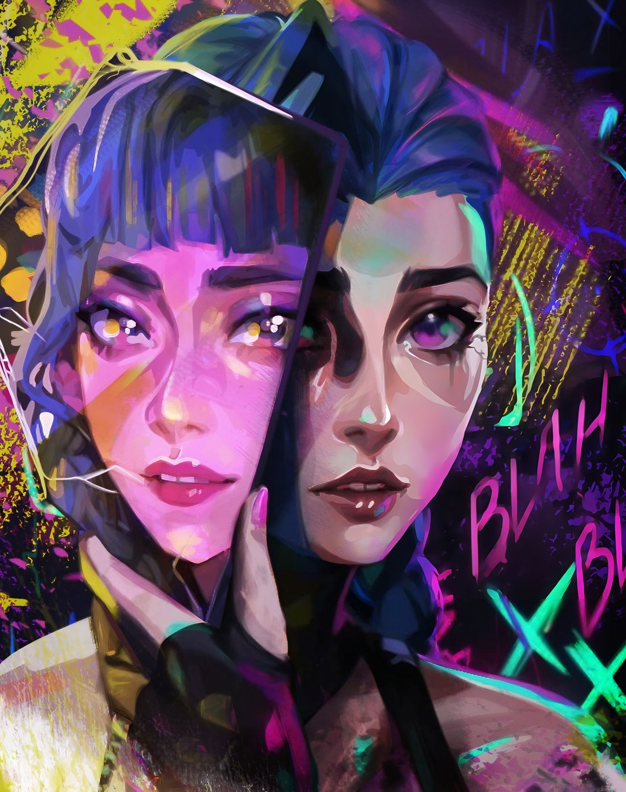 Jinx Arcane Draw by SantiagoEzequielG on DeviantArt